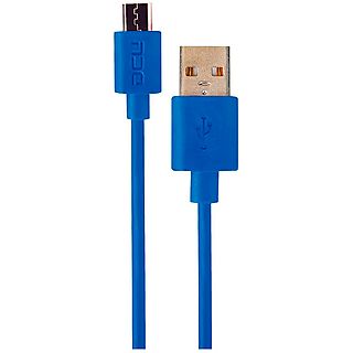 Cable - DCU DCU CABLE AZUL CONEXIÓN USB A MICRO USB 2M