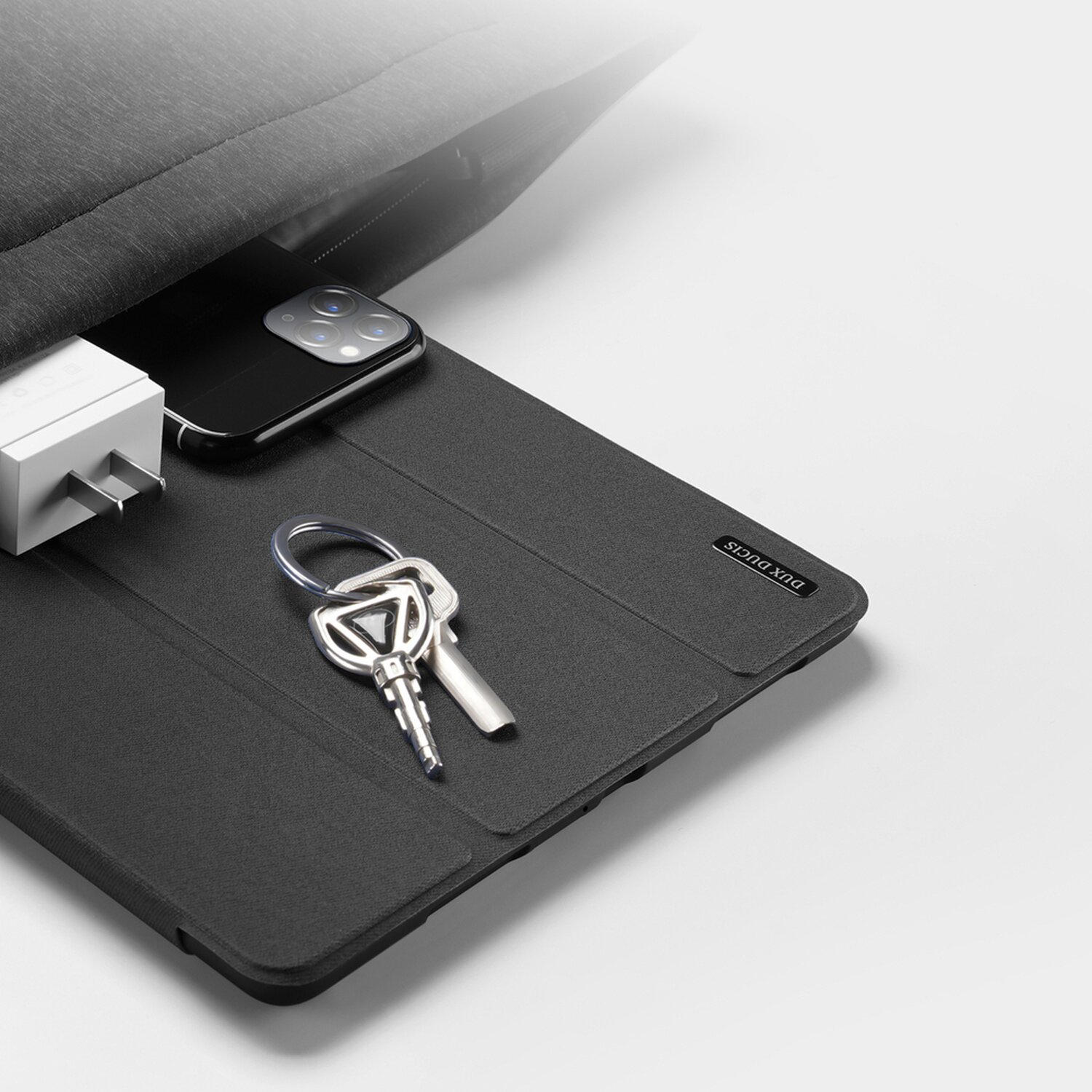 DUX DUCIS Smart Sleep Tablethülle Xiaomi für MI Schwarz PAD Kunstleder, 5 Bookcover