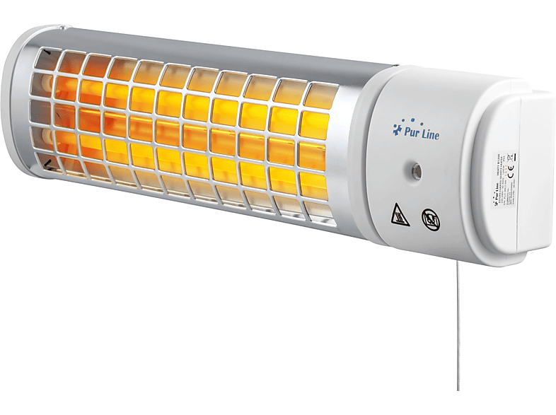 Watt) Halogen-Heizung den 1200W, (1200 für PURLINE Badezimmer Halogen-Heizung