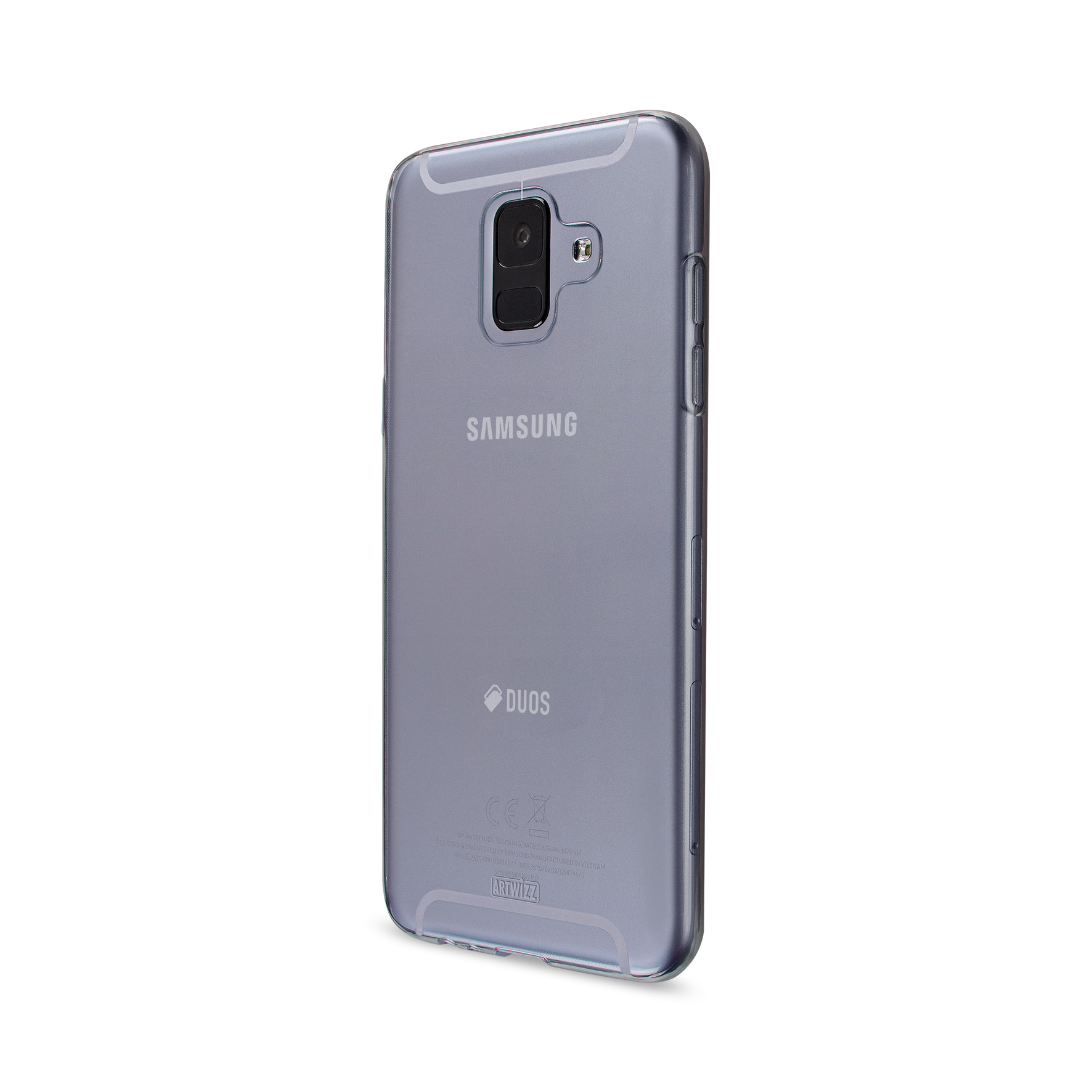 Backcover, (2018), A6 ARTWIZZ Transparent Samsung, Galaxy NoCase,