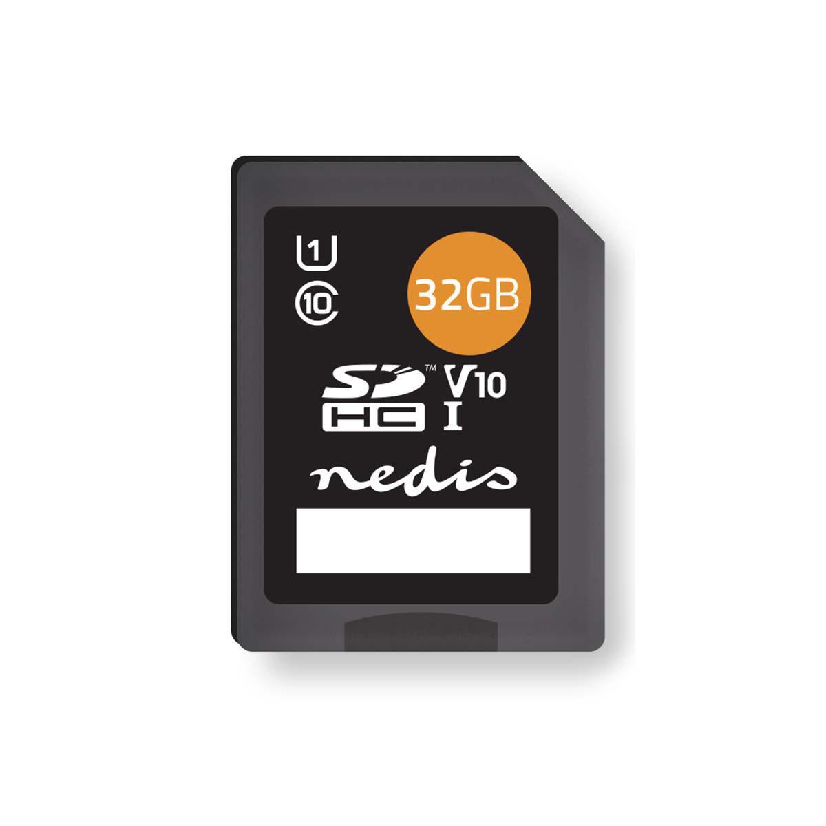 NEDIS MSDC32100BK, SDHC Speicherkarte, 32 GB