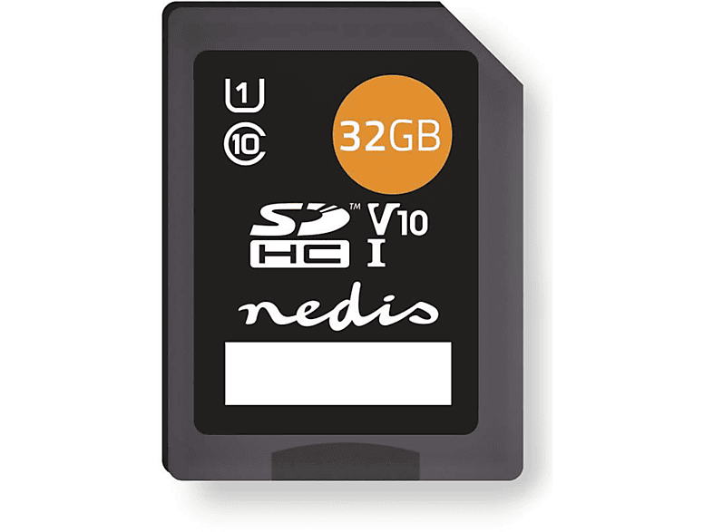 NEDIS MSDC32100BK, SDHC Speicherkarte, 32 GB