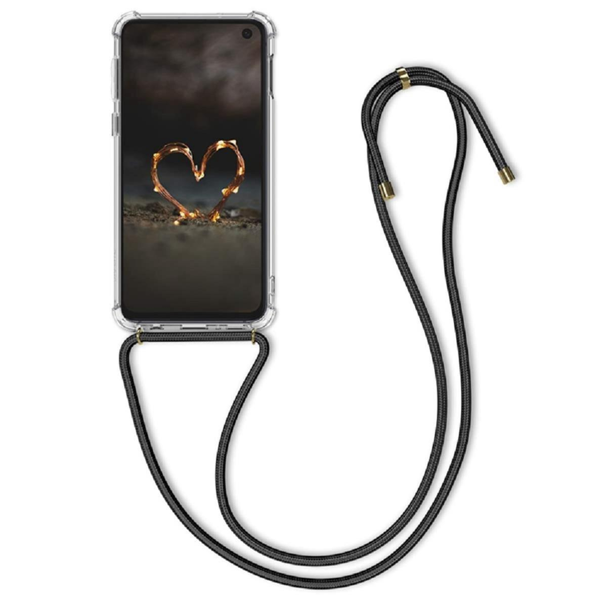 COVERKINGZ Silikon Handykette mit Pro, verstellbarer Redmi Note Backcover, M3 Transparent Kordel, 10/Poco Xiaomi
