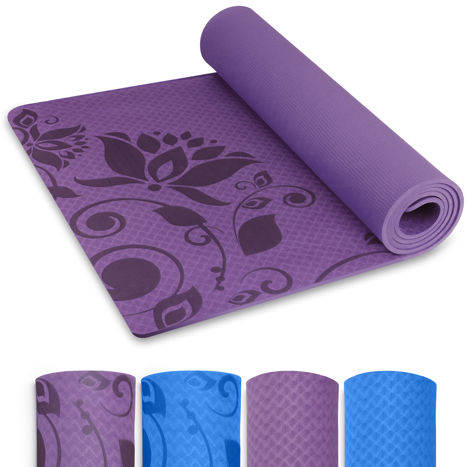 INTEY INTYM02-Pur Yogamatte, Violett