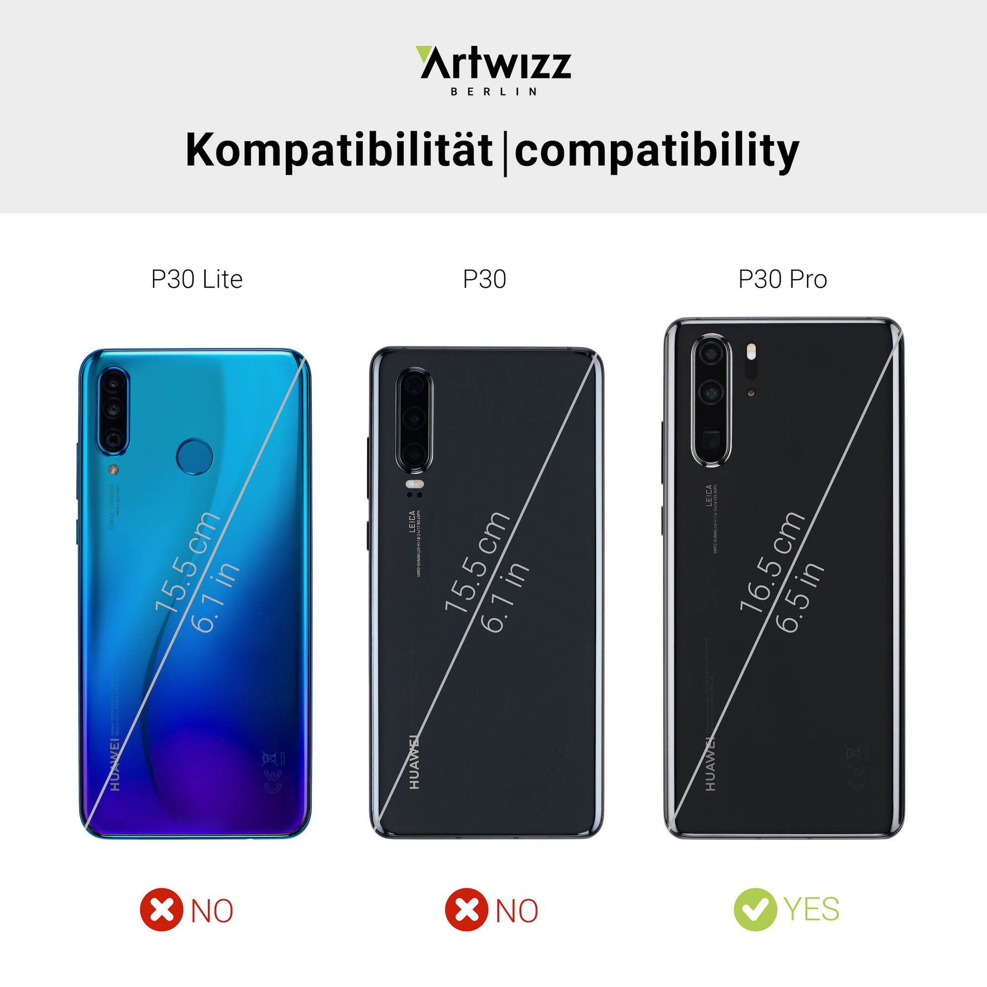 P30 Pro Schwarz ARTWIZZ New P30 Huawei, / Case, TPU Backcover, Edition, Pro