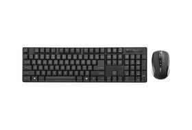 Pack Teclado + Ratón  ISY IDE-2500-ES, Inalámbrico, 2.4 GHz, USB, Negro