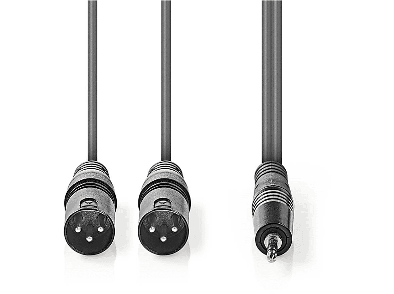 Balanced Audio-Kabel, COTH15310GY30 NEDIS Dunkelgrau