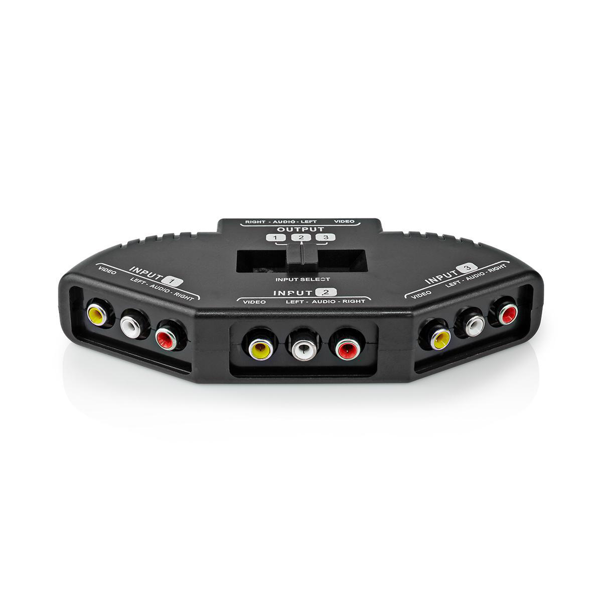 NEDIS VSWI2403BK Composite-Video-Switch