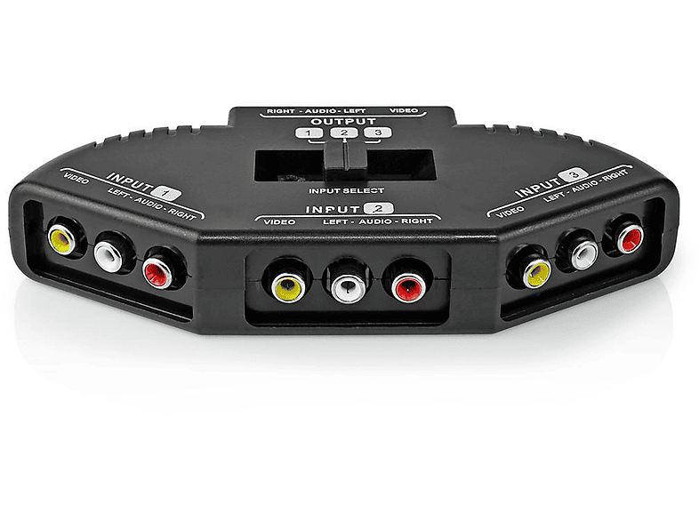 NEDIS Composite-Video-Switch VSWI2403BK