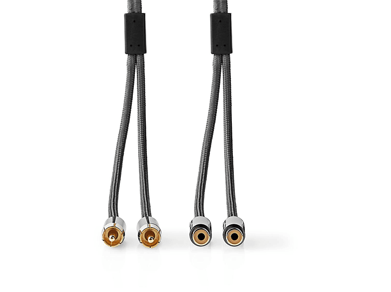 Stereo-Audiokabel, Grau NEDIS Gun Metal CATB24205GY20