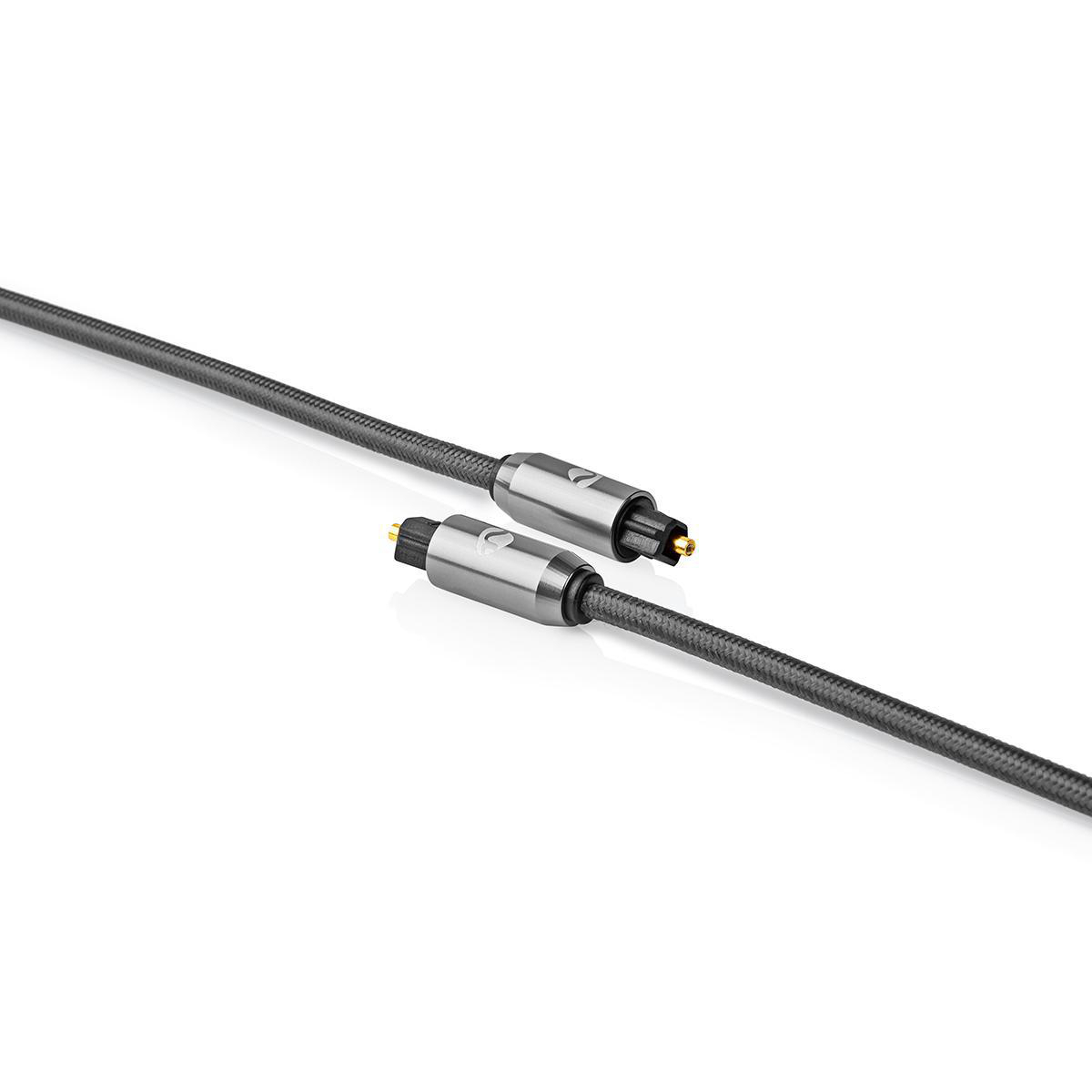 Audiokabel, Grau Optisches NEDIS CATB25000GY10 Gun Metal