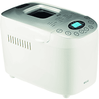 ECG PCB 815 | Brotbackautomat | LCD-Display | 15 Programme | max Brotgewicht 1.600 g | (Bread maker, white)