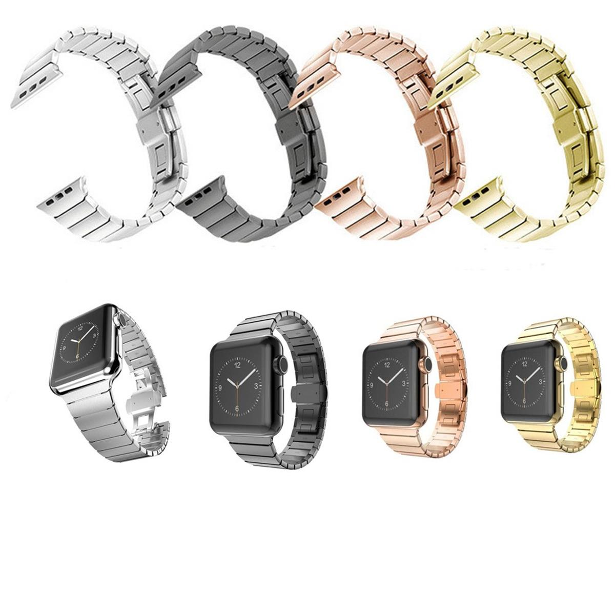 Ultra/8/7/6/SE/5/4/3/2/1, Edelstahl 42/44/45/49mm, Gold Gliederarmband Watch Apple aus COVERKINGZ Apple, Smartband,