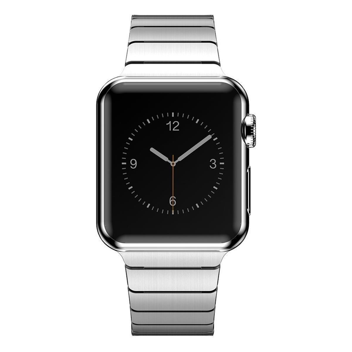 aus Silber Watch 42/44/45/49mm, Edelstahl Apple, COVERKINGZ Apple Smartband, Ultra/8/7/6/SE/5/4/3/2/1, Gliederarmband
