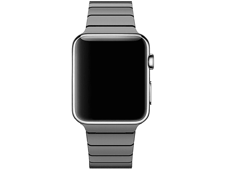Apple Gliederarmband aus Edelstahl Smartband, Apple, Watch Ultra/8/7/6/SE/5/4/3/2/1, Schwarz COVERKINGZ 42/44/45/49mm,