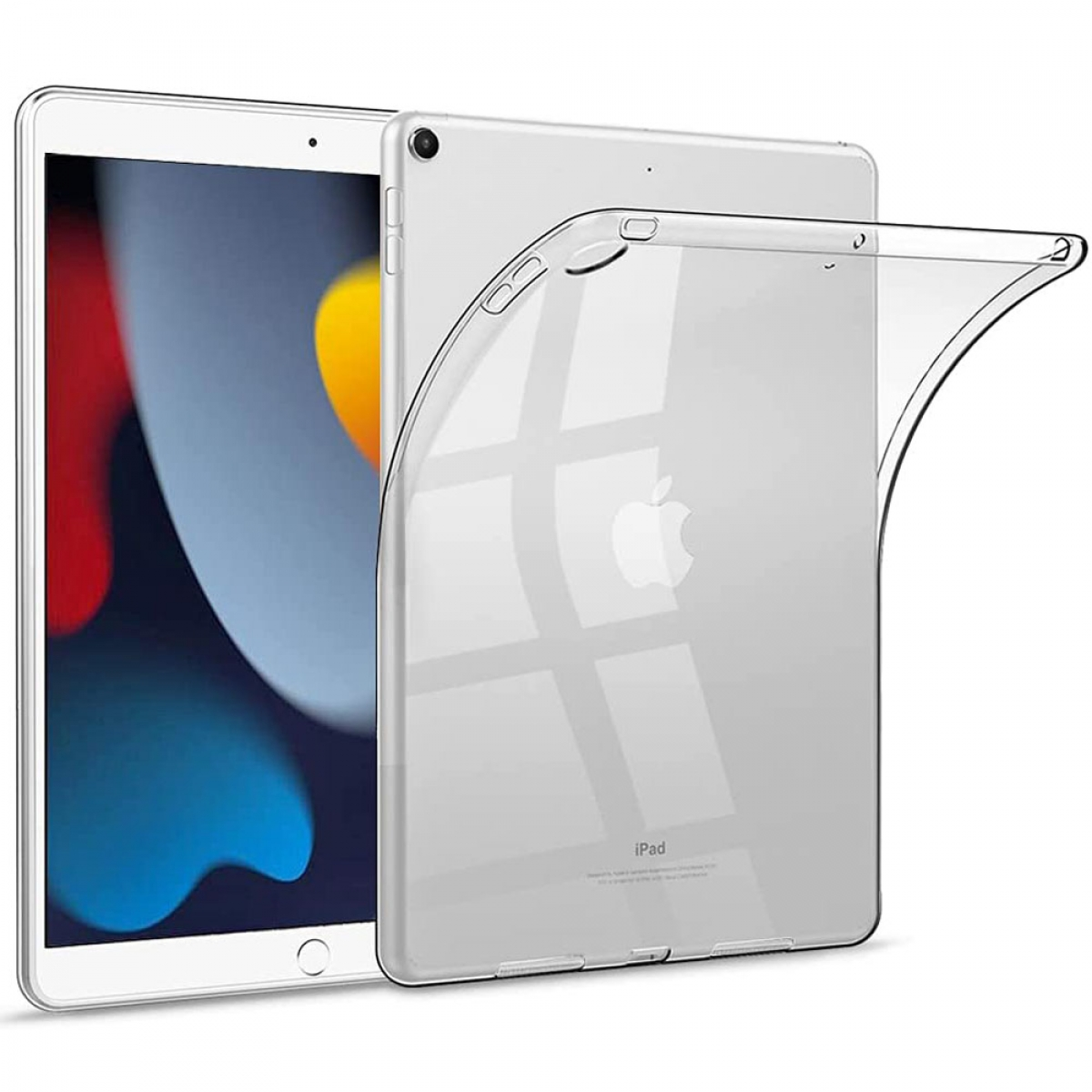 CASEONLINE Clear Tablethülle Backcover für Apple Urethan, Thermoplastisches Transparent
