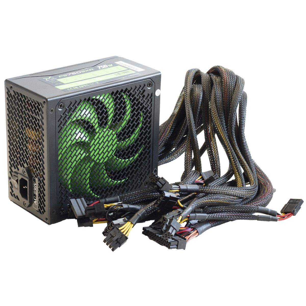 Fuente Alimentación 750W - Fuente Alimentación 750W DROXIO Apfc 85%Efic. DROXIO, Negro