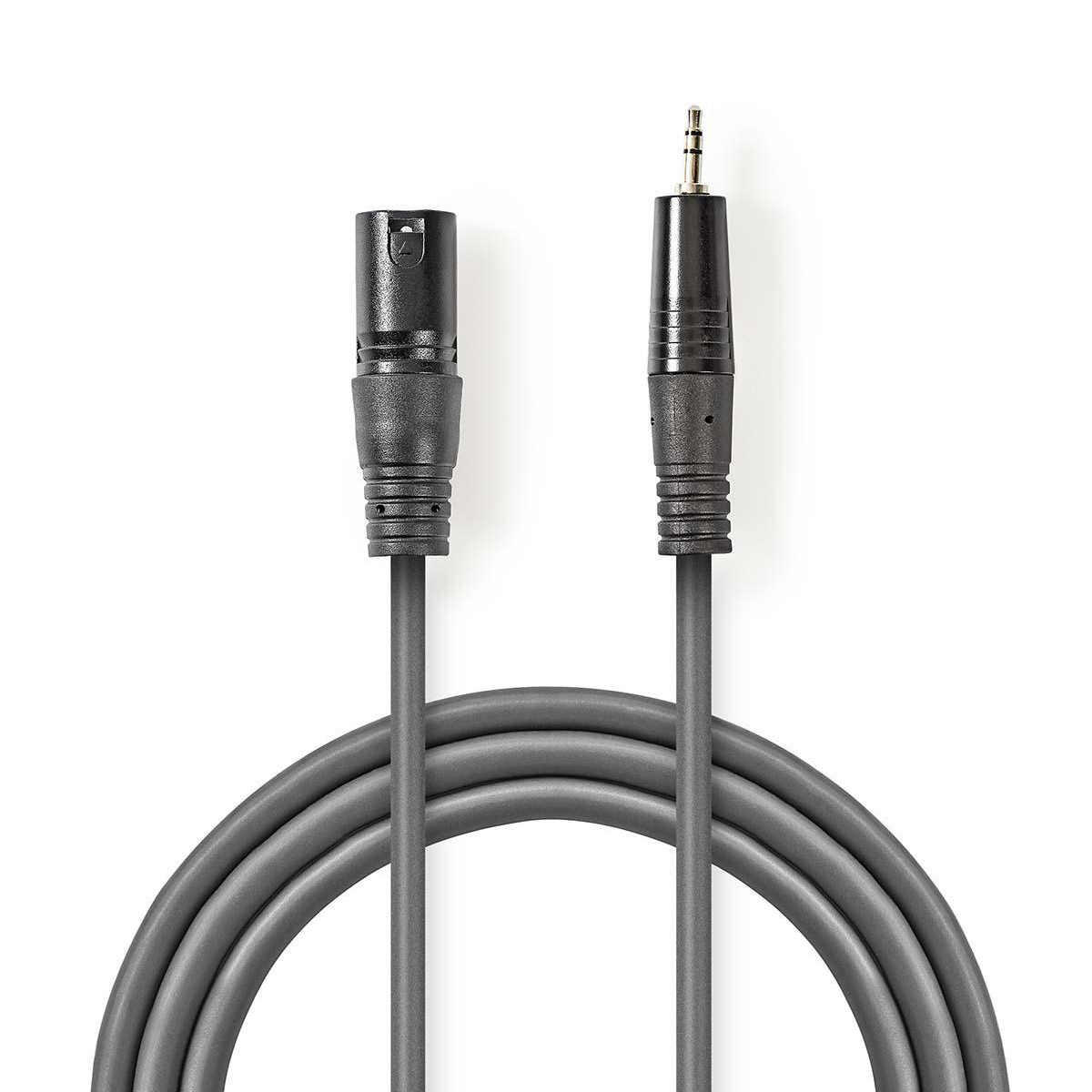 Balanced NEDIS Audio-Kabel, COTH15300GY30 Dunkelgrau