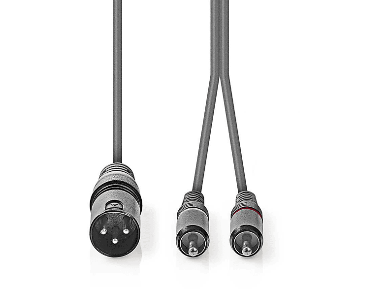 NEDIS COTH15200GY15 Dunkelgrau Balanced Audio-Kabel