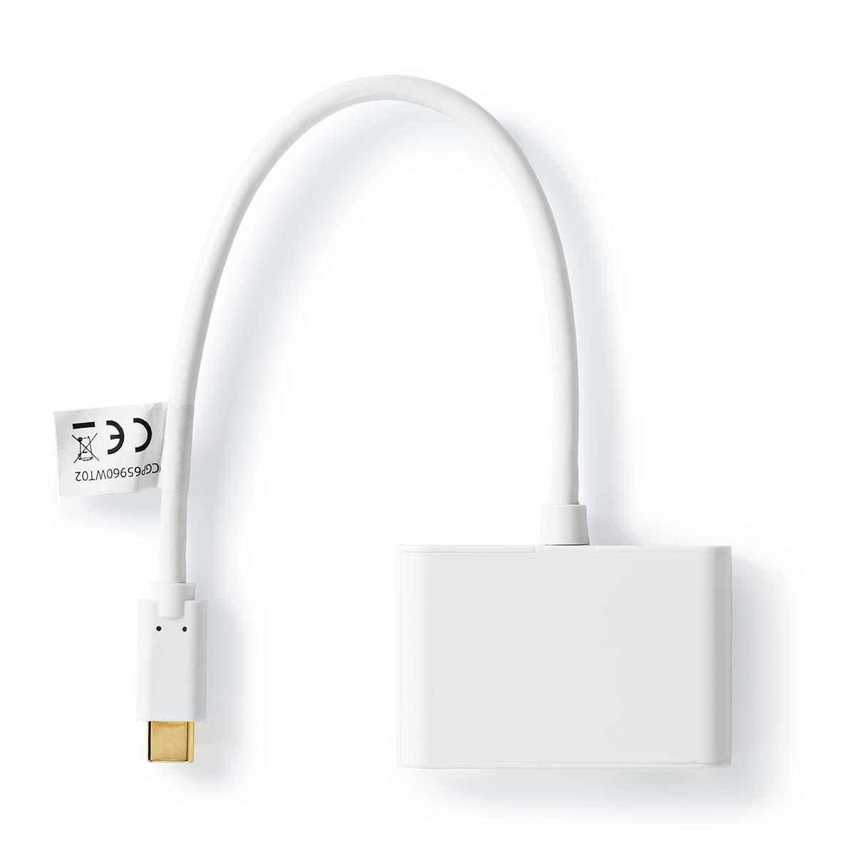 Multi-Port-Adapter NEDIS CCGP65960WT02 USB
