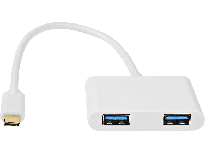 USB CCGP65960WT02 NEDIS Multi-Port-Adapter