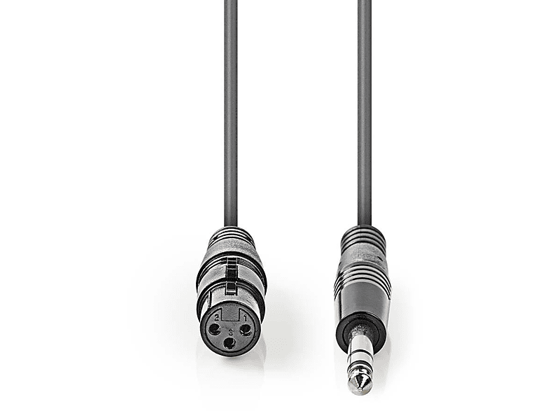 Dunkelgrau Audio-Kabel, COTH15110GY15 NEDIS Balanced