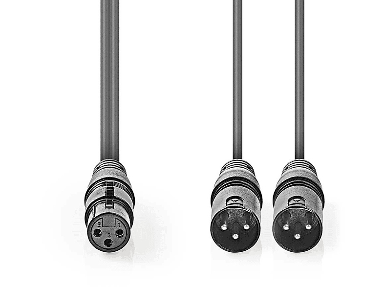 COTH15020GY15 Audio-Kabel, Balanced NEDIS Dunkelgrau