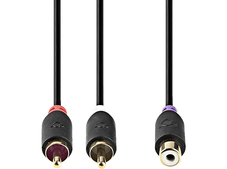 NEDIS CABW24020AT02 Stereo-Audiokabel, Anthrazit