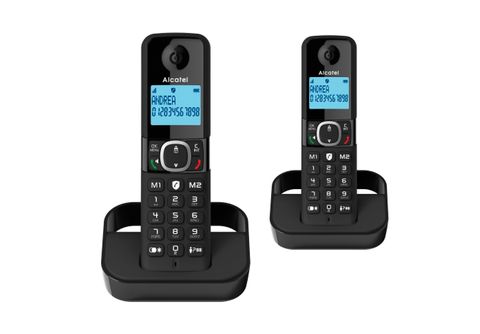 Alcatel F860 Duo Teléfonos Fijos Inalámbricos Negros