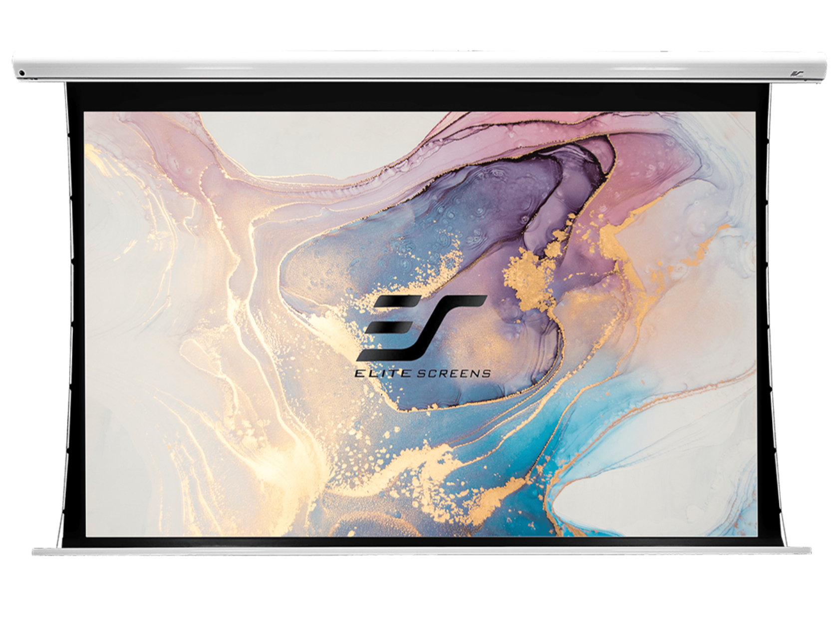 ELITE SCREENS SAKER TAB TENSIONWeiß / Beamer 30cm) 222 (16:9)(Vorlauf x Leinwand / CLR 125