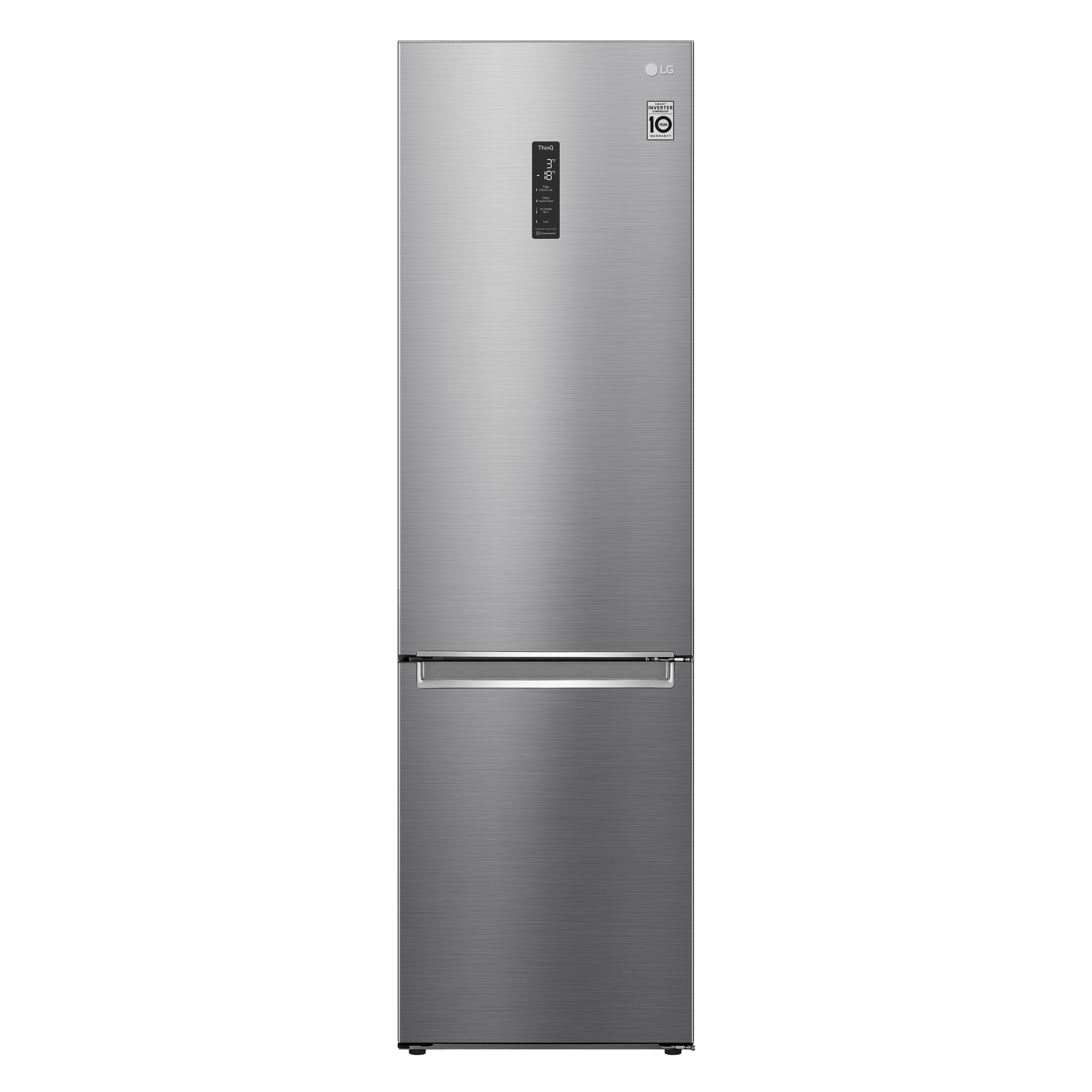 debajo - LG ELECTRONICS Lg GBB62PZFGN frigorífico combi clase d 203x59,5 no frost inox, Acero inoxidable