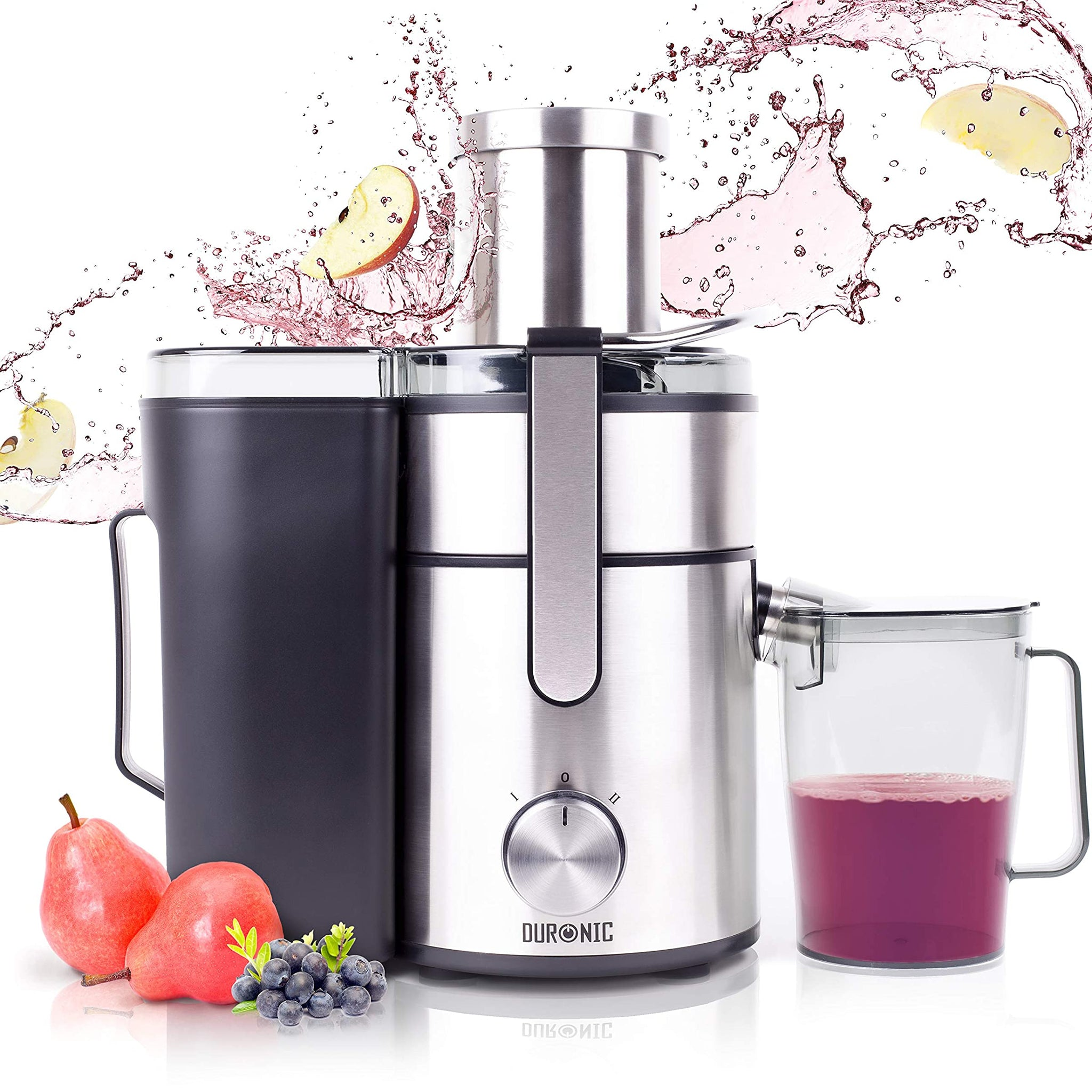 Licuadora Prensado Frío, para Verduras y Frutas, Slow Juicer, Baja  Velocidad 60 RPM, Boca Ancha, MPM, Negro, 200, MSO-16