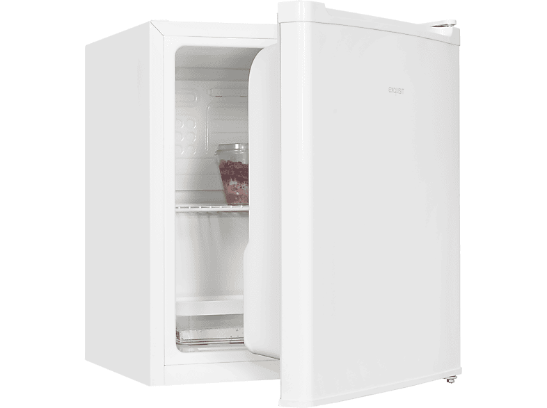 EXQUISIT KB05-V-040E weiss Mini Kühlschrank (E, 510 mm hoch, Weiß)