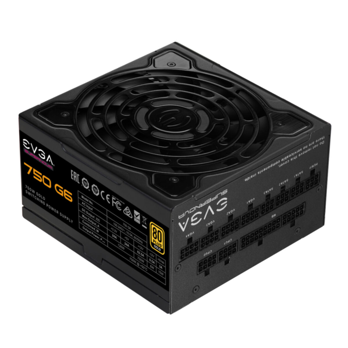 750 750 EVGA G6 PC Watt SuperNova Netzteil