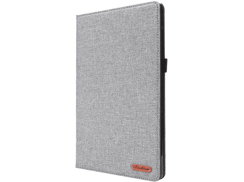 Bookcover Kunstleder, DESIGN Lenovo für Grau Tablethülle KÖNIG Schutzhülle