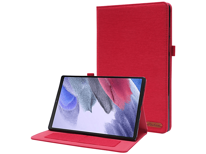 KÖNIG DESIGN Schutzhülle Tablethülle Bookcover für Samsung Kunstleder, Rot