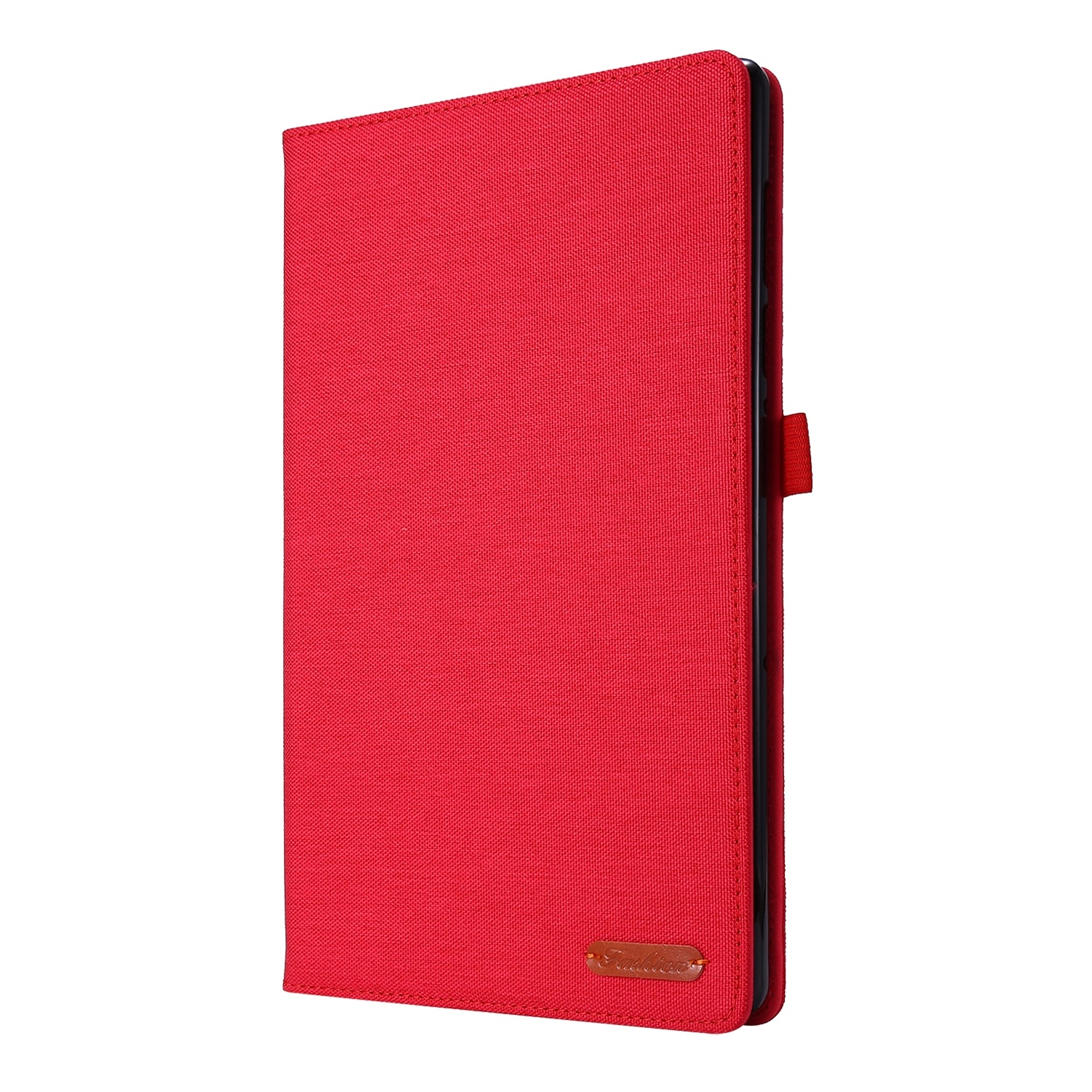 KÖNIG DESIGN Tablethülle Rot Schutzhülle Bookcover für Oppo Kunstleder