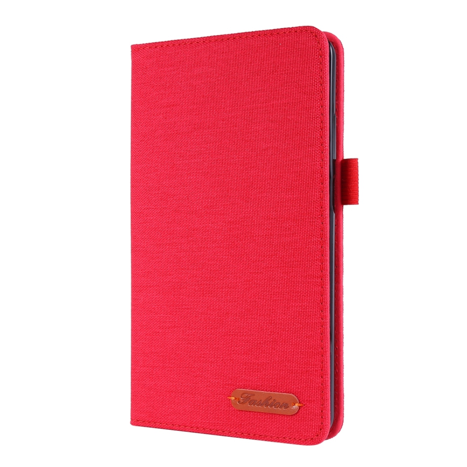 Schutzhülle Lenovo DESIGN KÖNIG Bookcover Tablethülle Rot für Kunstleder,