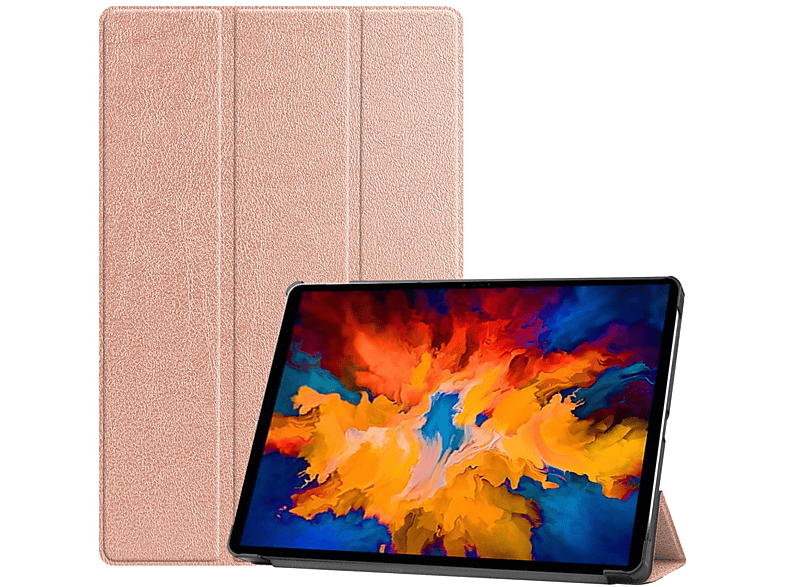 KÖNIG DESIGN Gold Rose Tablethülle für Lenovo Kunstleder, Bookcover Schutzhülle