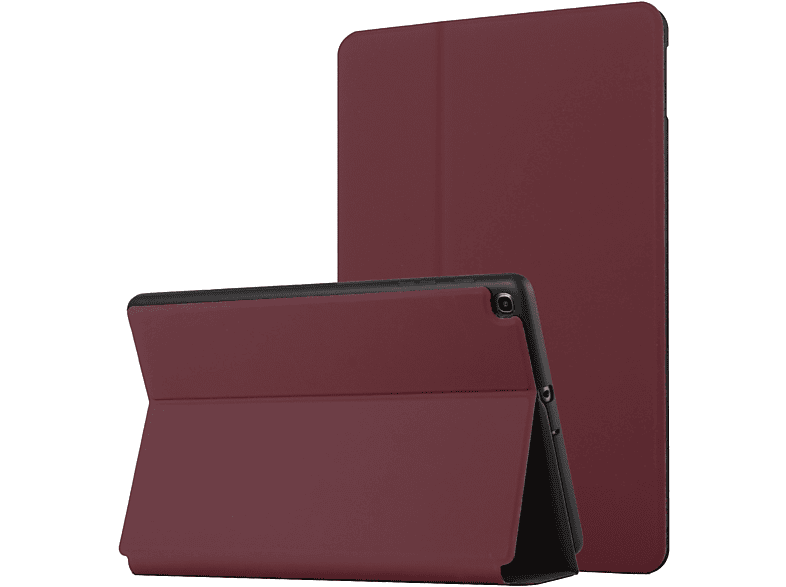 KÖNIG DESIGN für Kunstleder, Wein Rot Tablethülle Huawei Bookcover Schutzhülle