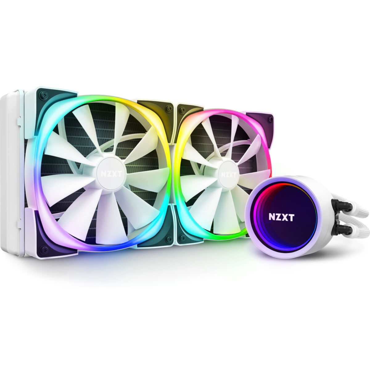 NZXT Kraken X63 RGB weiß Wasserkühler, CPU