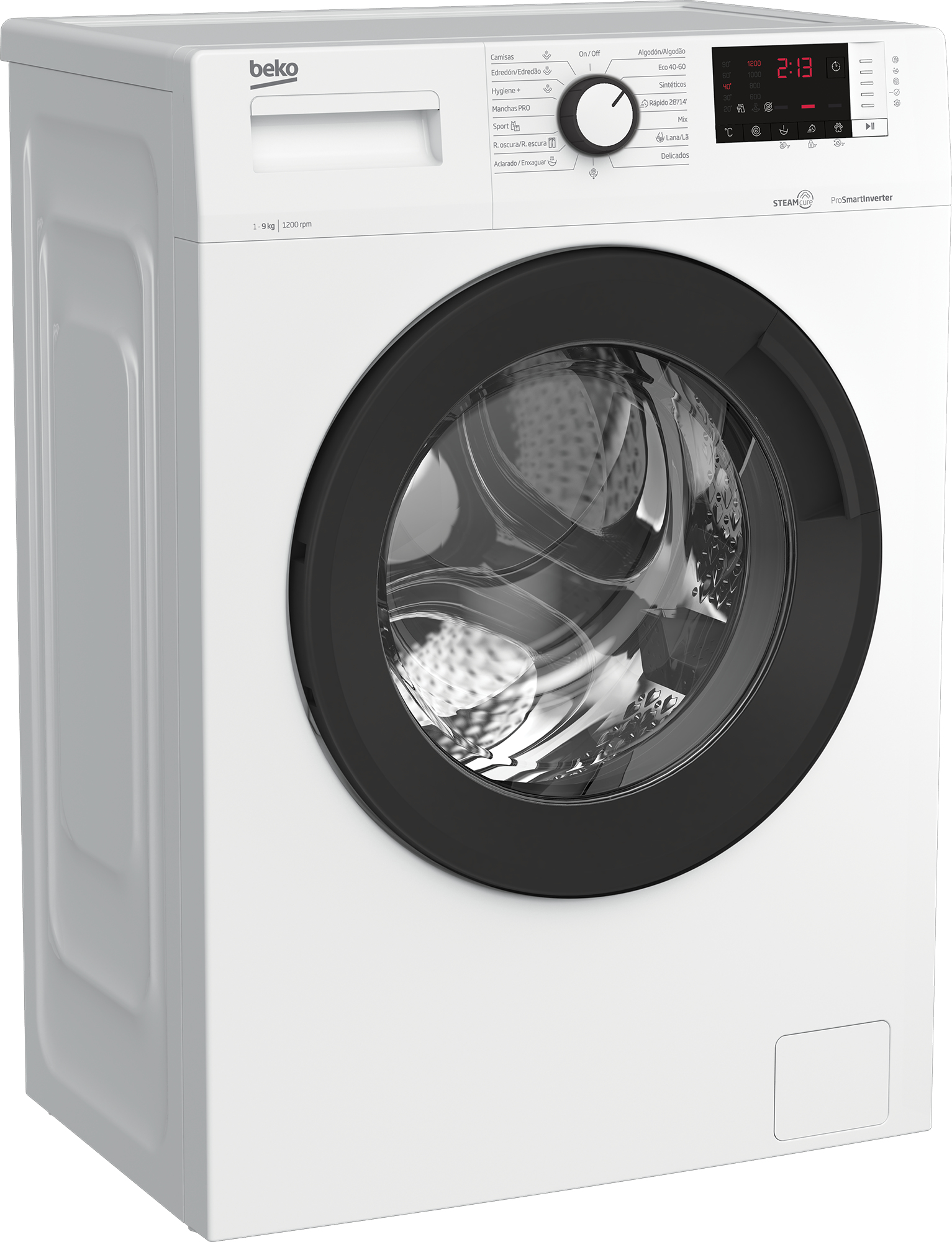 Lavadora Beko WRA 9612 XSWR lavadora Carga frontal 9 kg 1200 RPM C Blanco - BEKO, 9 kg, Blanco