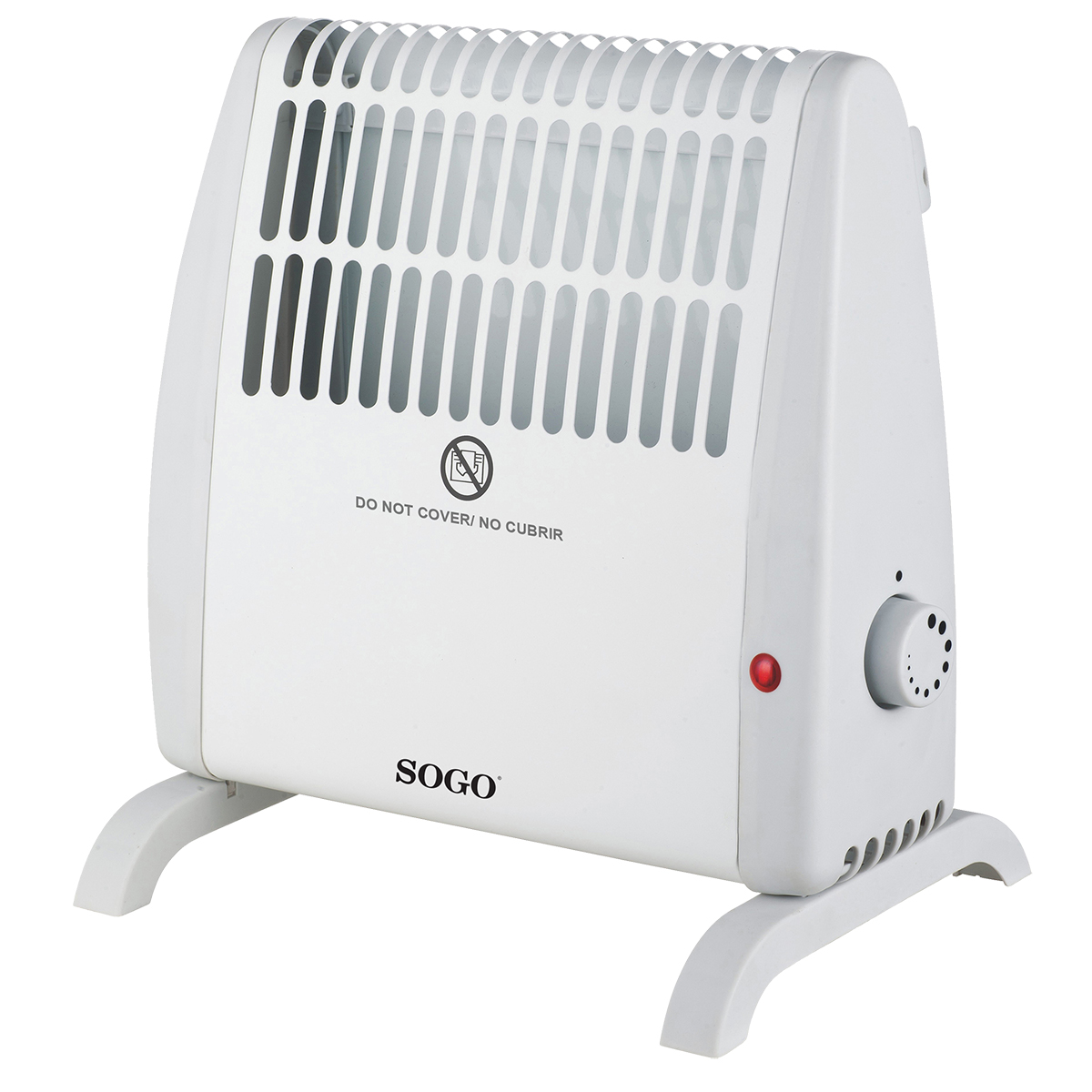 Mini Convector Sogo 520w ss18405 calefactor estufa blanco 27.5 cm 18 27.8 sin asas 530w calss18405