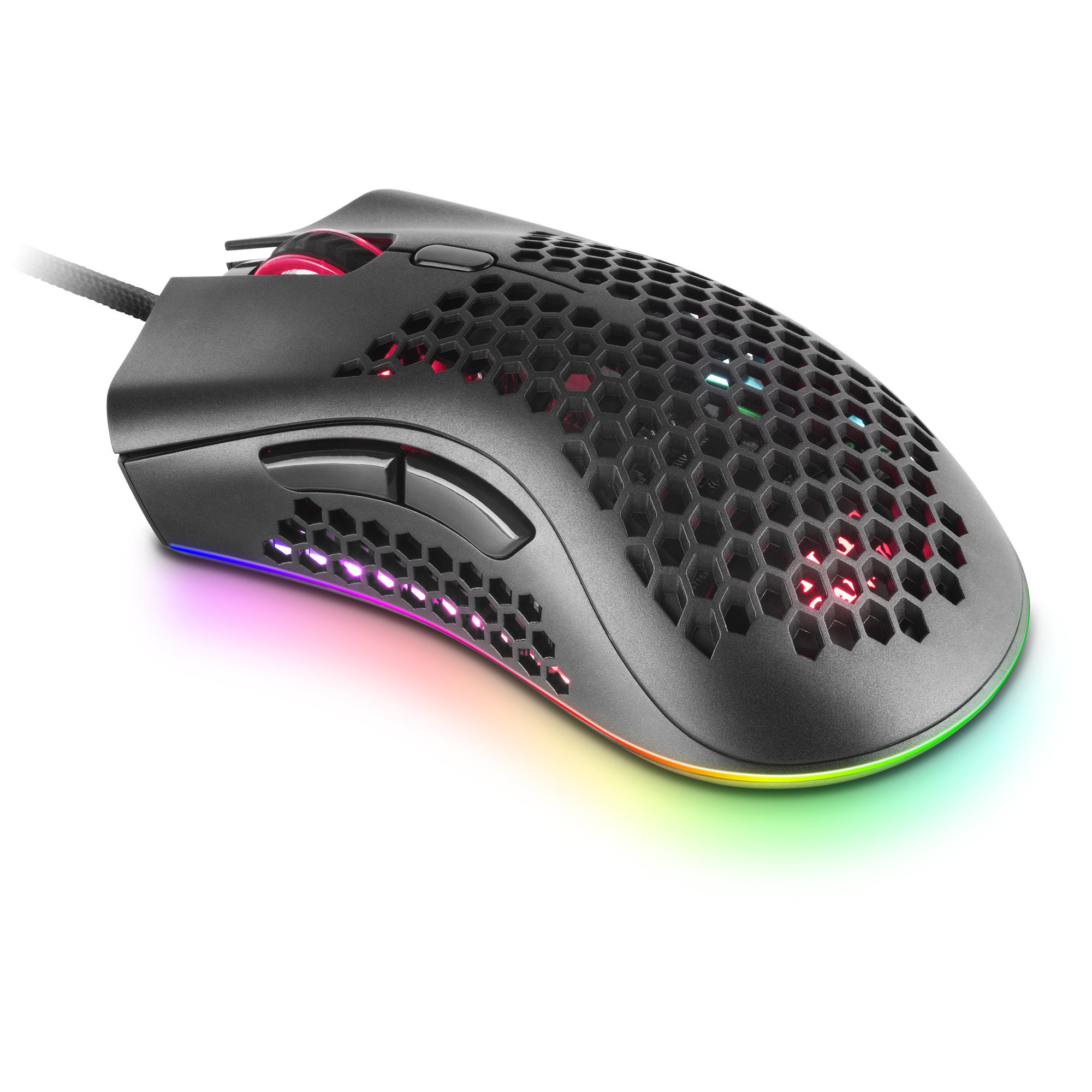 Ratón Gaming - MMEX MARS GAMING, USB, Negro