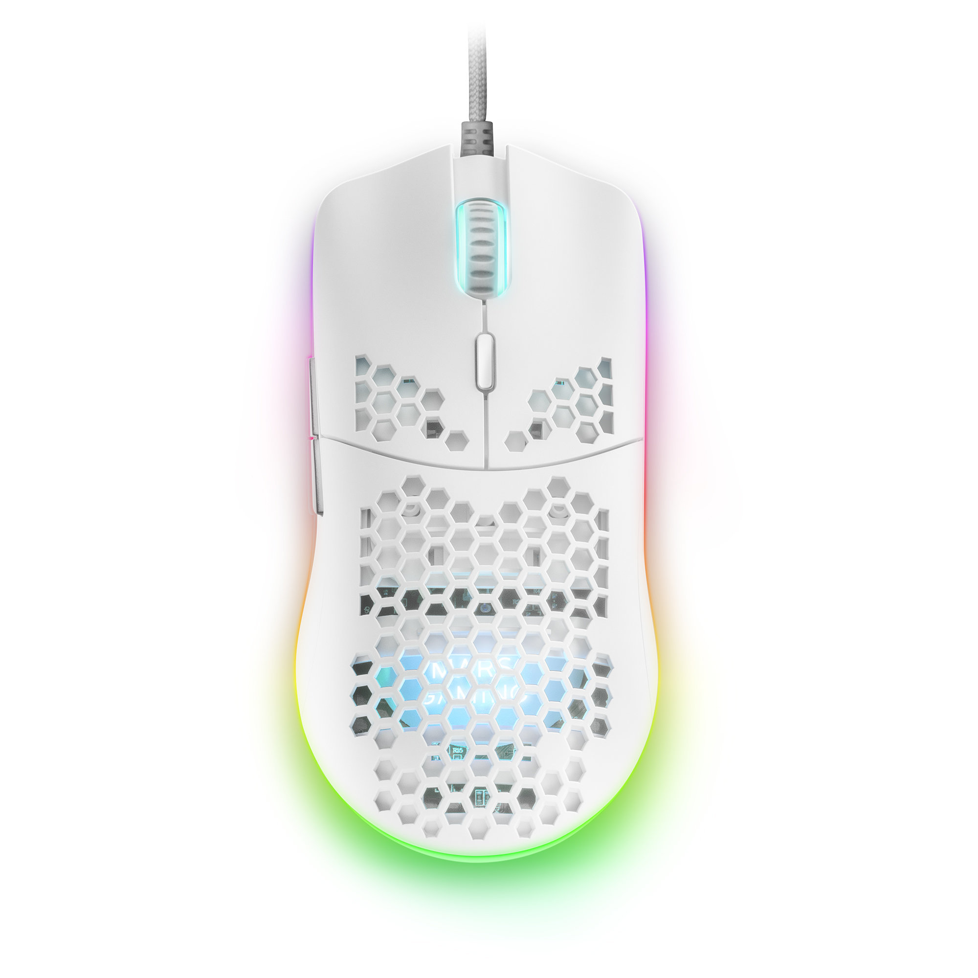 Ratón Gaming - MMAXW MARS GAMING, USB, Blanco