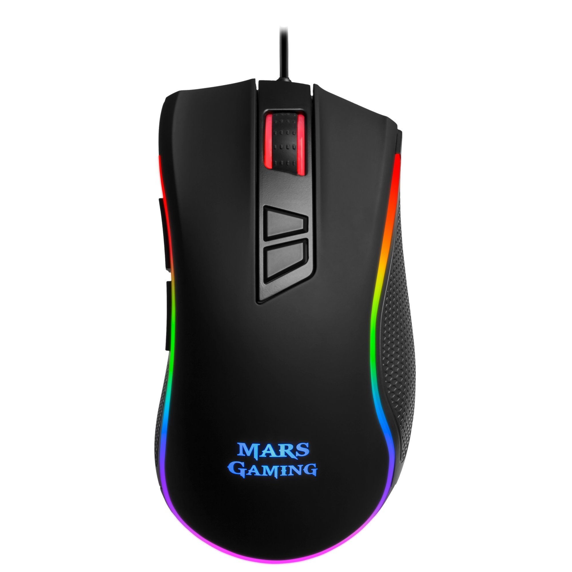 Ratón Gaming - MM218 MARS GAMING, USB, Negro