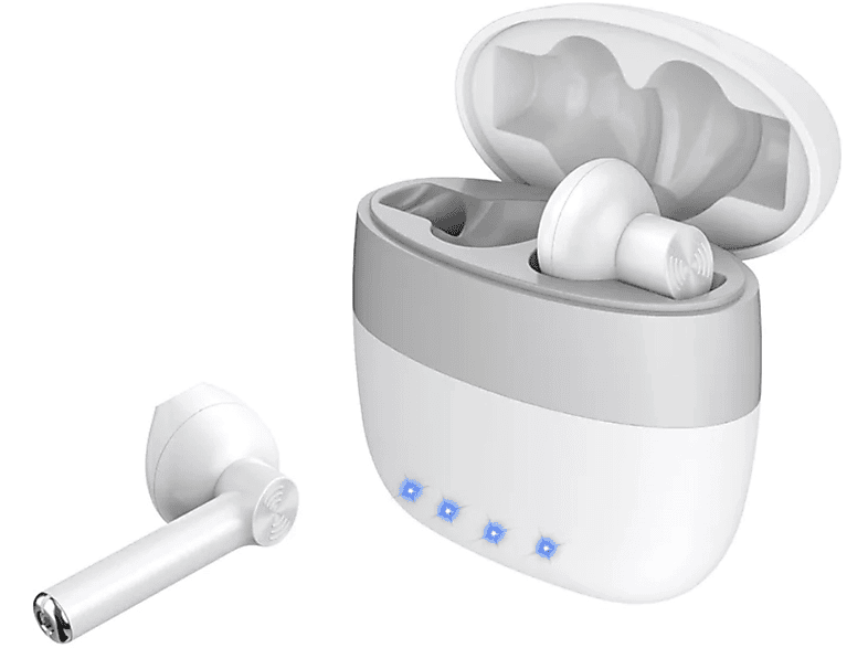 M2-TEC M35, In-ear Bluetooth Kopfhörer Bluetooth Weiß