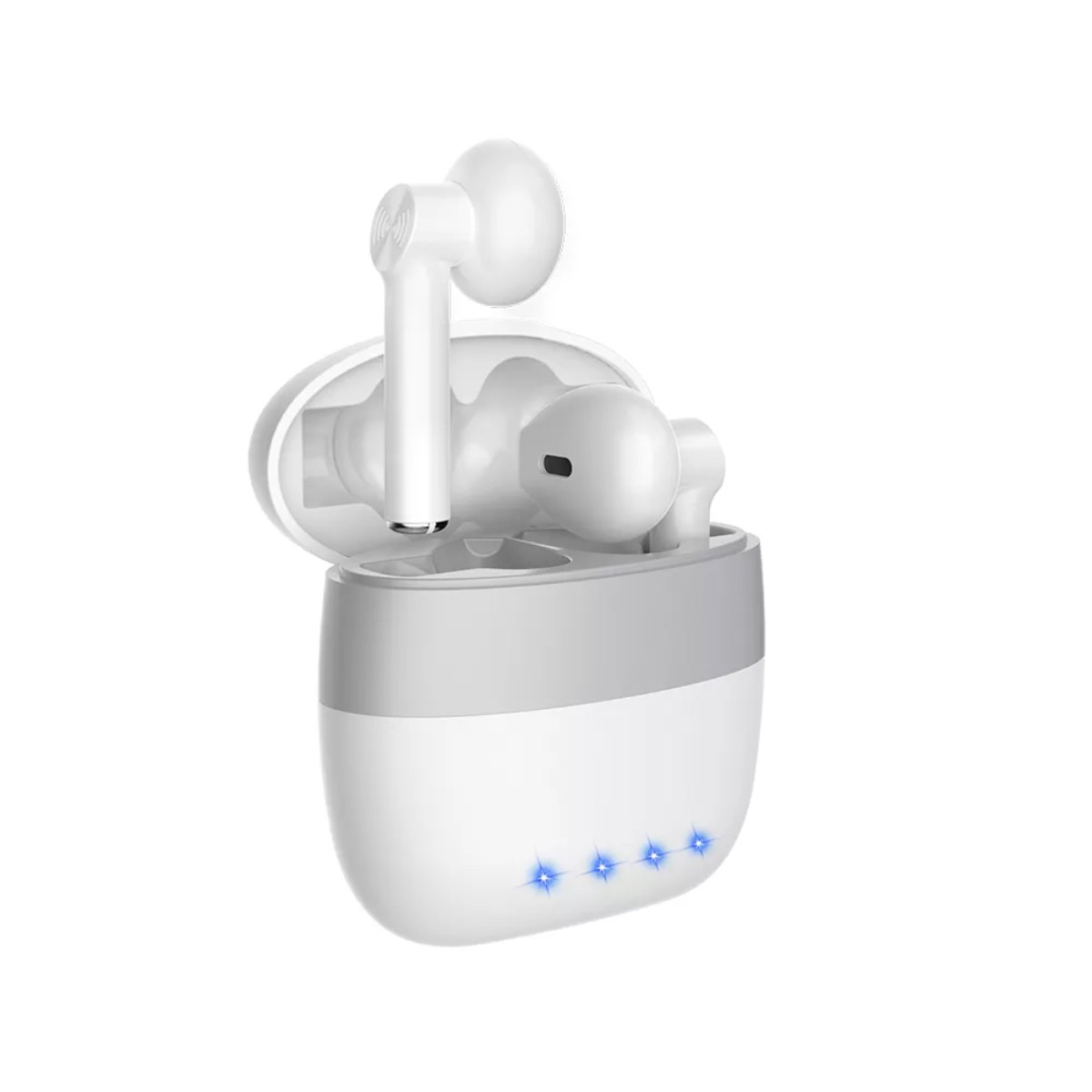 M2-TEC M35, In-ear Bluetooth Weiß Bluetooth Kopfhörer