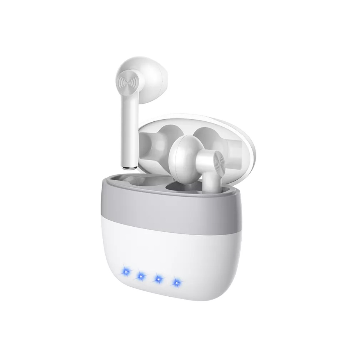 M2-TEC M35, In-ear Bluetooth Weiß Bluetooth Kopfhörer