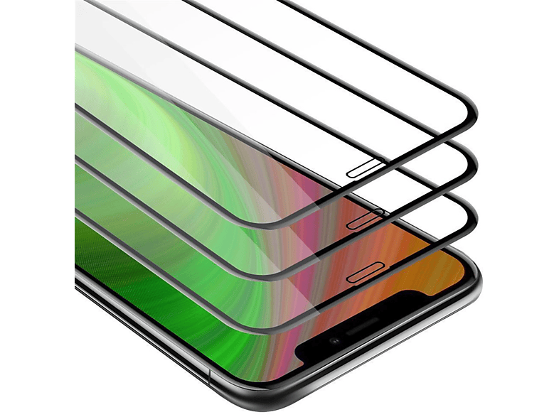 Cadorabo 3x Vetro Temperato 9H Per Xiaomi Mi 8 PRO - Trasparente, Compatibile 3D Touch